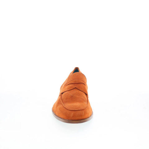 Mezlan Mez Penny MEMEORASUMEPE Mens Orange Loafers & Slip Ons Penny Shoes
