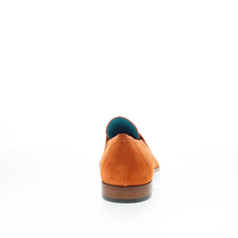 Mezlan Mez Penny MEMEORASUMEPE Mens Orange Loafers & Slip Ons Penny Shoes
