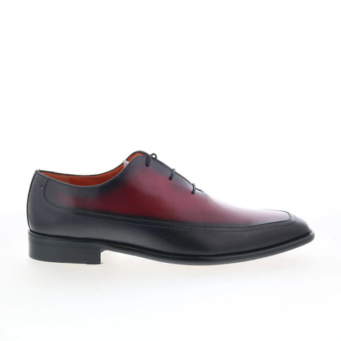 Mezlan Mez Plain 21143 Mens Red Leather Oxfords & Lace Ups Casual Shoes