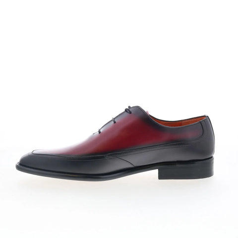 Mezlan Mez Plain 21143 Mens Red Leather Oxfords & Lace Ups Casual Shoes