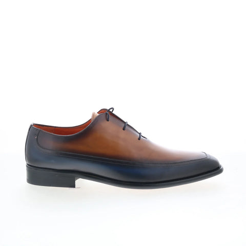 Mezlan Mez Plain 21143 Mens Black Leather Oxfords & Lace Ups Casual Shoes