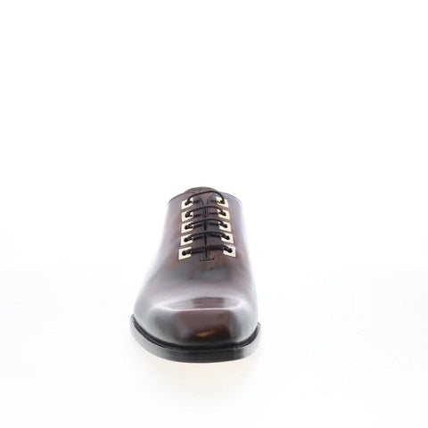 Mezlan Mez Plain Toe 21845 Mens Brown Leather Oxfords & Lace Ups Casual Shoes