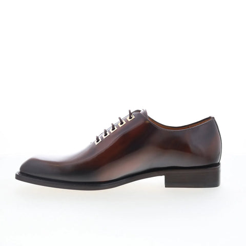 Mezlan Mez Plain Toe 21845 Mens Brown Leather Oxfords & Lace Ups Casual Shoes