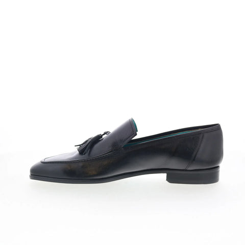 Mezlan Mez Tasseled 21587 Mens Black Leather Loafers & Slip Ons Casual Shoes