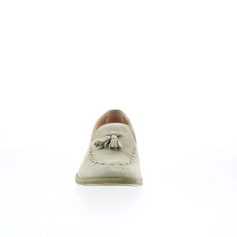 Mezlan Mez Tasseled 21775 Mens Green Suede Loafers & Slip Ons Casual Shoes