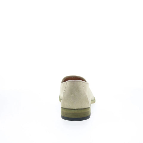 Mezlan Mez Tasseled 21775 Mens Green Suede Loafers & Slip Ons Casual Shoes