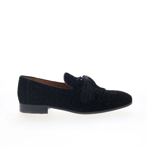 Mezlan Mez Tasseled 21829 Mens Black Loafers & Slip Ons Casual Shoes