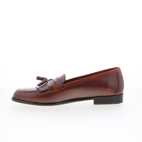 Mezlan Mez Tasseled 29923 Mens Brown Leather Loafers & Slip Ons Casual Shoes