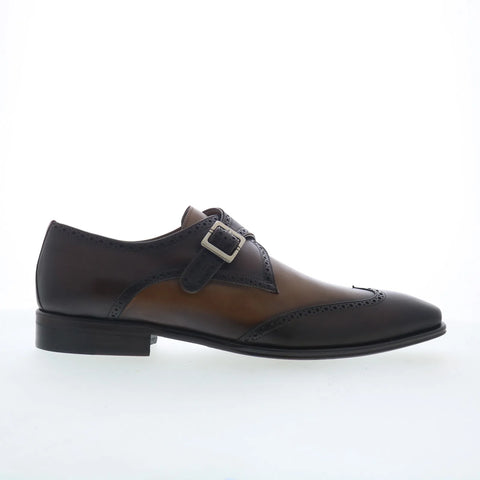 Mezlan Mez Wingtip 21067 Mens Brown Leather Loafers & Slip Ons Casual Shoes