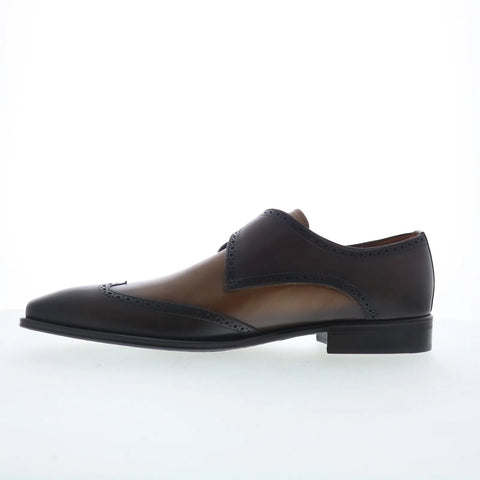 Mezlan Mez Wingtip 21067 Mens Brown Leather Loafers & Slip Ons Casual Shoes