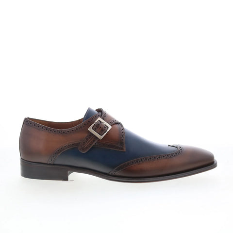 Mezlan Mez Wingtip 21067 Mens Brown Leather Loafers & Slip Ons Casual Shoes