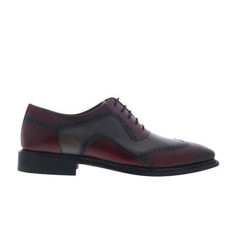 Mezlan Mez WingTip 21087 Mens Red Oxfords & Lace Ups Wingtip & Brogue Shoes