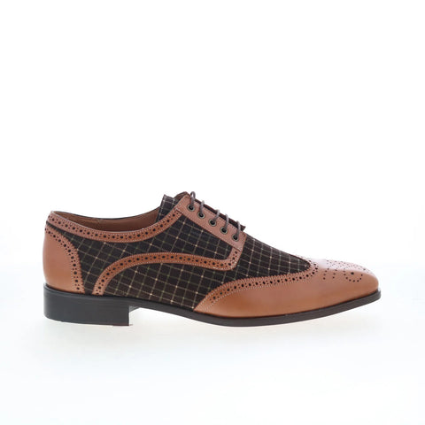 Mezlan Mez WingTip 21172 Mens Brown Oxfords & Lace Ups Wingtip & Brogue Shoes
