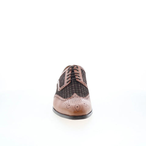 Mezlan Mez WingTip 21172 Mens Brown Oxfords & Lace Ups Wingtip & Brogue Shoes