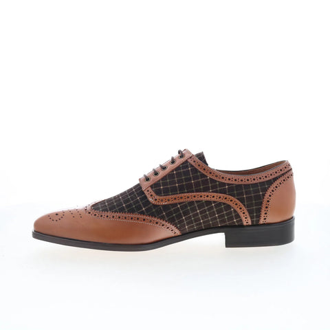 Mezlan Mez WingTip 21172 Mens Brown Oxfords & Lace Ups Wingtip & Brogue Shoes