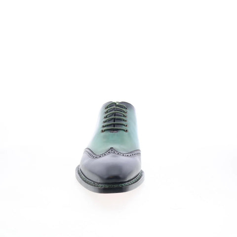 Mezlan Mez WingTip Mens Green Oxfords & Lace Ups Wingtip & Brogue Shoes