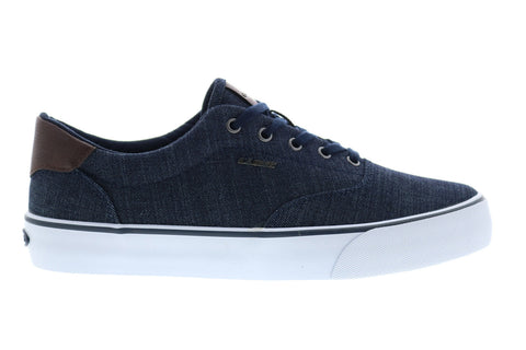 Lugz Flip Denim MFLIPDC-4104 Mens Blue Canvas Lifestyle Sneakers Shoes