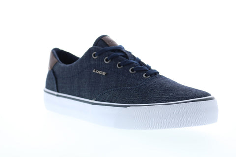 Lugz Flip Denim MFLIPDC-4104 Mens Blue Canvas Lifestyle Sneakers Shoes