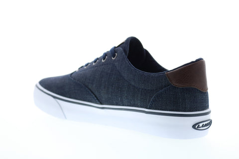 Lugz Flip Denim MFLIPDC-4104 Mens Blue Canvas Lifestyle Sneakers Shoes