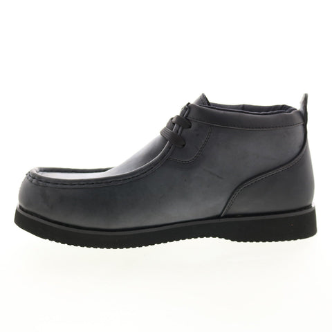 Lugz Freeman MFREMV-001 Mens Black Leather Lace Up Chukkas Boots