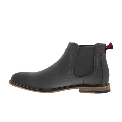 Steve Madden M-Greene Mens Gray Synthetic Slip On Chelsea Boots