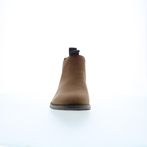 Steve Madden M-Hakkey Mens Brown Nubuck Slip On Chelsea Boots