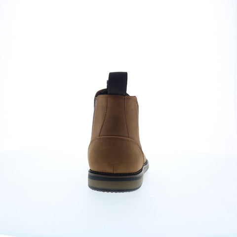 Steve Madden M-Hakkey Mens Brown Nubuck Slip On Chelsea Boots