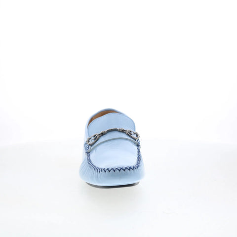 Mezlan Miami 7410 Mens Blue Leather Loafers & Slip Ons Casual Shoes