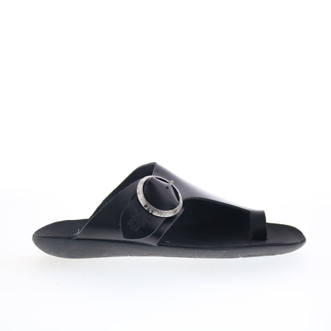 Fly London Mica MICA758FLY-000 Womens Black Slides Sandals Shoes