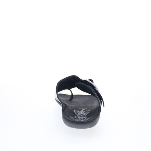 Fly London Mica MICA758FLY-000 Womens Black Slides Sandals Shoes