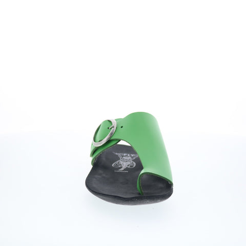 Fly London Mica MICA758FLY-009 Womens Green Slides Sandals Shoes