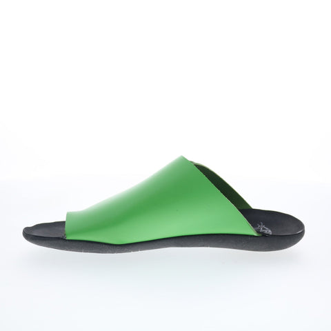 Fly London Mica MICA758FLY-009 Womens Green Slides Sandals Shoes