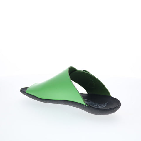 Fly London Mica MICA758FLY-009 Womens Green Slides Sandals Shoes