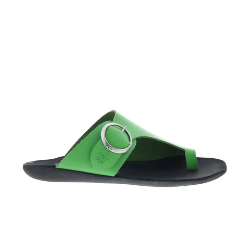 Fly London Mica MICA758FLY-009 Womens Green Slides Sandals Shoes
