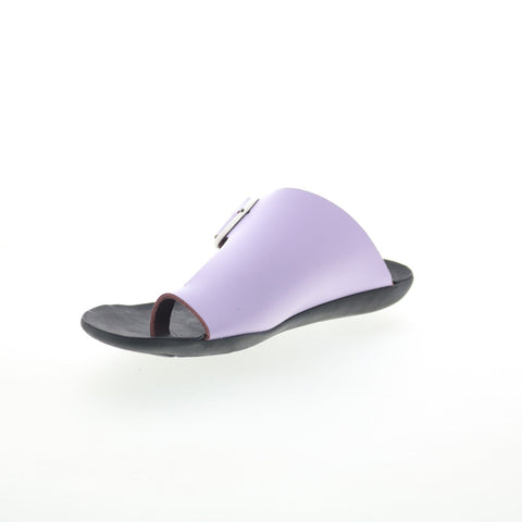 Fly London Mica MICA758FLY-008 Womens Purple Leather Slides Sandals Shoes