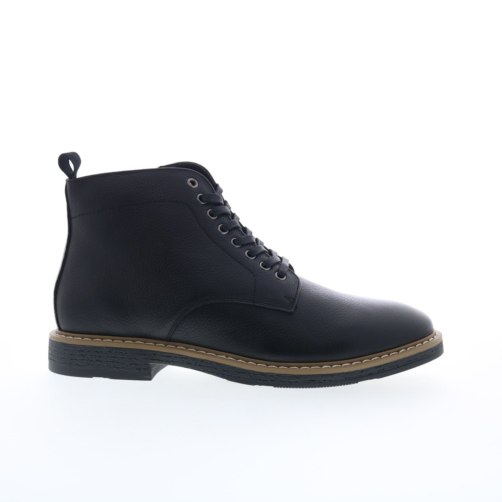 Steve Madden Mitchell MITC01M1 Mens Black Leather Lace Up  display picture 1