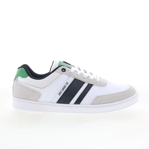 DVS Milan ST DV03130102 Mens White Leather Skate Inspired Sneakers Shoes