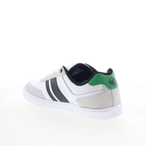 DVS Milan ST DV03130102 Mens White Leather Skate Inspired Sneakers Shoes