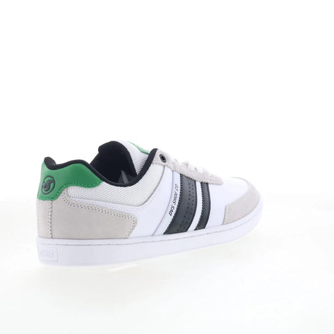 DVS Milan ST DV03130102 Mens White Leather Skate Inspired Sneakers Shoes