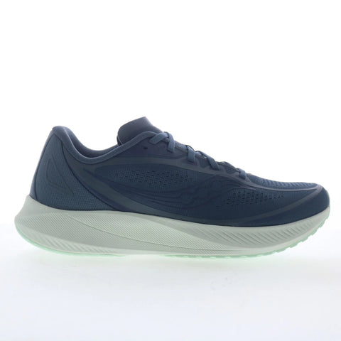 Saucony Mirage Flow S18214-4 Womens Blue Mesh Athletic Running Shoes