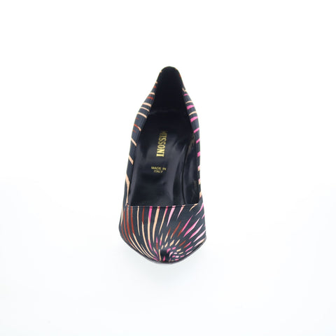 Missoni Missoni 2 Womens Black Canvas Slip On Pumps Heels Shoes