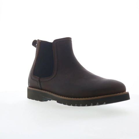 Rockport Mitchell CI9789 Mens Brown Wide Leather Pull On Chelsea Boots