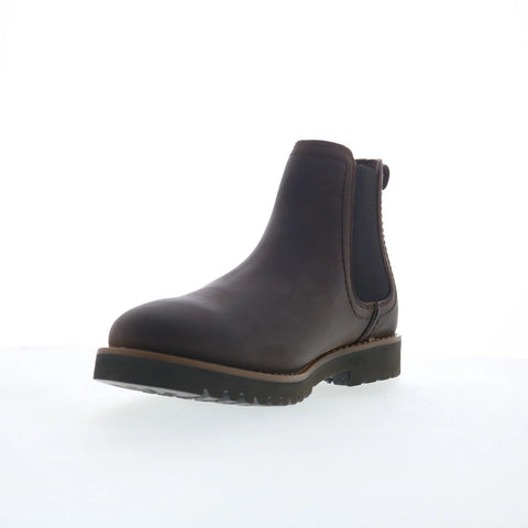 Rockport Mitchell CI9789 Mens Brown Wide Leather Pull On Chelsea Boots