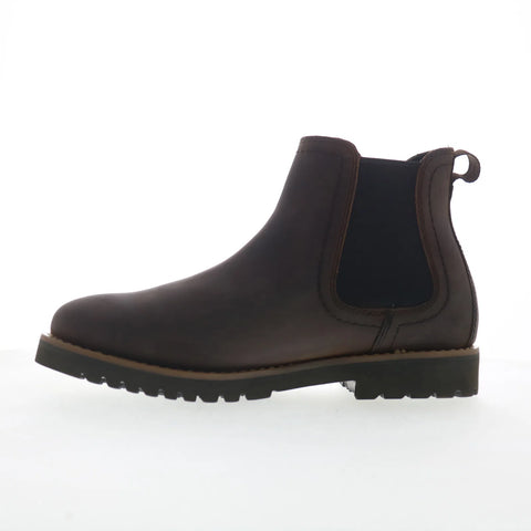 Rockport Mitchell CI9789 Mens Brown Wide Leather Pull On Chelsea Boots