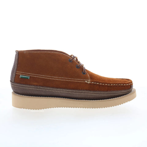Sebago Miwak Suede Canoe Moc 741172W-A5W Mens Brown Suede Chukkas Boots