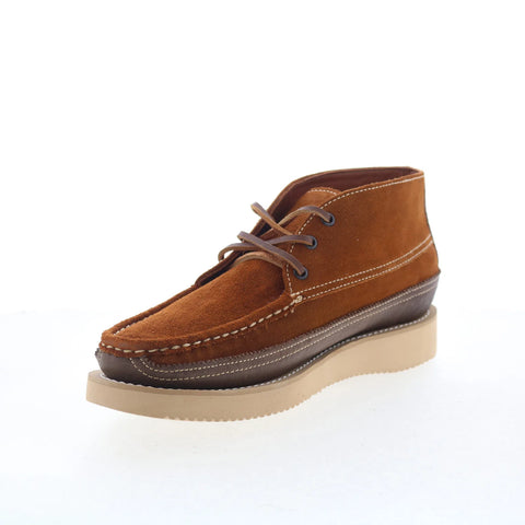 Sebago Miwak Suede Canoe Moc 741172W-A5W Mens Brown Suede Chukkas Boots