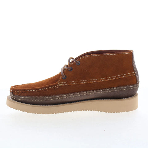 Sebago Miwak Suede Canoe Moc 741172W-A5W Mens Brown Suede Chukkas Boots