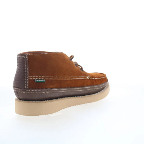 Sebago Miwak Suede Canoe Moc 741172W-A5W Mens Brown Suede Chukkas Boots