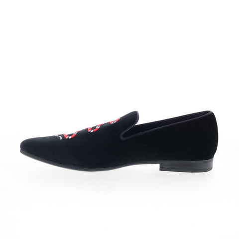 Steve Madden Mixin MIXI01M Mens Black Loafers & Slip Ons Penny Shoes