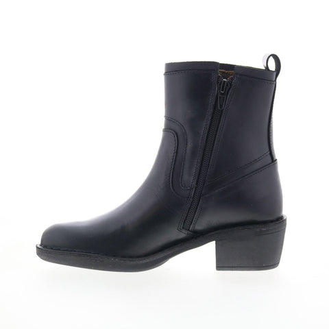 Fly London Mizi MIZI102FLY-000 Womens Black Leather Casual Dress Boots